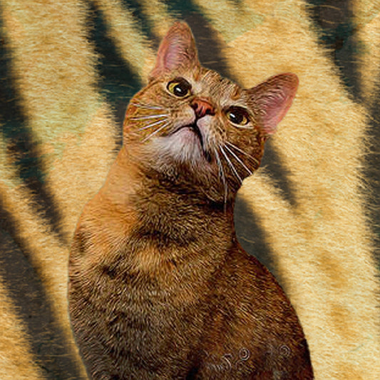 Tiger Pet Background - Custom Pet Portrait