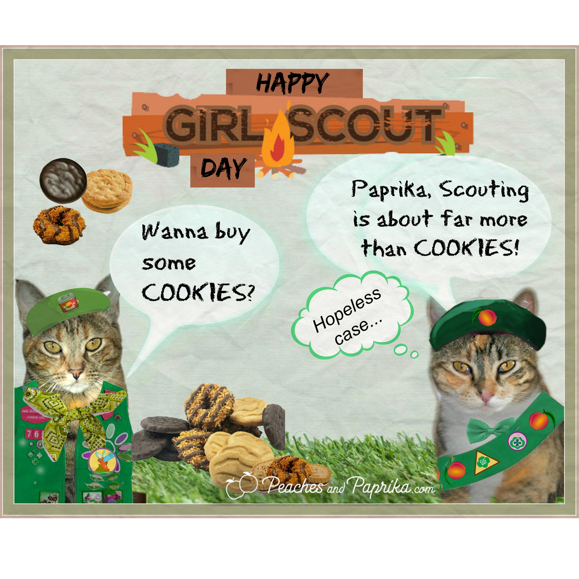 National Girl Scout Day Digital Card